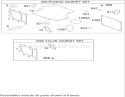 Gasket Assembly Diagram and Parts List for 74353 260000001-260999999 - 2006 Toro Lawn Tractor