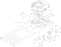 Engine and Clutch Assembly Diagram and Parts List for 74360 270000001-270999999 - 2007 Toro Lawn Tractor