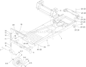 Part Location Diagram of 115-4989 Toro Seat Control Asm