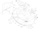 42 Inch Deck Assembly Diagram and Parts List for 74363 290000505-290999999 - 2009 Toro Lawn Tractor