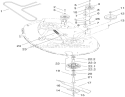 Part Location Diagram of 114-0463 Toro Washer-friction, Composit