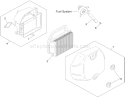 Air Intake and Filtration Assembly Diagram and Parts List for 74363 290000505-290999999 - 2009 Toro Lawn Tractor