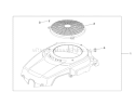 Blower Housing Assembly Diagram and Parts List for 74363 290000505-290999999 - 2009 Toro Lawn Tractor