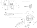 Part Location Diagram of 2001005-S Kohler Cam Gear Assembly (Intake)