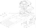 Engine and Clutch Assembly Diagram and Parts List for 74370 270000001-270999999 - 2007 Toro Lawn Tractor