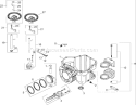 Crankcase Assembly Diagram and Parts List for 74370 270000001-270999999 - 2007 Toro Lawn Tractor