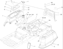 Styling and Fuel System Assembly Diagram and Parts List for 74370 290000001-290999999 - 2009 Toro Lawn Tractor