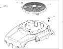 Blower Housing Assembly Diagram and Parts List for 74370 290000001-290999999 - 2009 Toro Lawn Tractor
