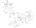 Crankcase Assembly Diagram and Parts List for 74370 290000001-290999999 - 2009 Toro Lawn Tractor