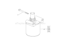 Starter Assembly Diagram and Parts List for 74373 290000001-290004012 - 2009 Toro Lawn Tractor