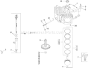 Crankcase Assembly Diagram and Parts List for 74373 290000001-290004012 - 2009 Toro Lawn Tractor