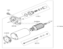 Starter Assembly Diagram and Parts List for 74374 270000001-270999999 - 2007 Toro Lawn Tractor
