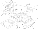 Styling and Fuel System Assembly Diagram and Parts List for 74374 280000001-280999999 - 2008 Toro Lawn Tractor