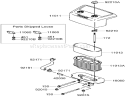 Part Location Diagram of 11060-7016 Kawasaki Muffler Gasket