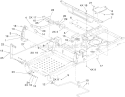 Deck Lift and Seat Suppoort Assembly Diagram and Parts List for 74375 280000001-280999999 - 2008 Toro Lawn Tractor