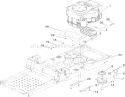 Engine and Clutch Assembly Diagram and Parts List for 74375 280000001-280999999 - 2008 Toro Lawn Tractor
