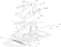Seat Assembly Diagram and Parts List for 74375 280000001-280999999 - 2008 Toro Lawn Tractor