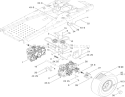 Hydro Traction Drive Assembly Diagram and Parts List for 74375 310000001-310999999 - 2010 Toro Lawn Tractor