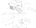 Engine and Clutch Assembly Diagram and Parts List for 74376 310000001-310999999 - 2010 Toro Lawn Tractor