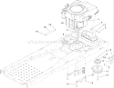 Engine and Clutch Assembly Diagram and Parts List for 74380 270000001-270999999 - 2007 Toro Lawn Tractor