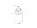 Starting System Assembly Diagram and Parts List for 74380 280000001-280999999 - 2008 Toro Lawn Tractor