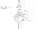 Part Location Diagram of 2001424-S Kohler Kit: Crankshaft