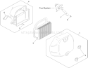 Air Intake and Filtration Assembly Diagram and Parts List for 74380 290000001-290000325 - 2009 Toro Lawn Tractor