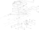 Engine and Clutch Assembly Diagram and Parts List for 74380 310000001-310999999 - 2010 Toro Lawn Tractor