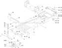 Frame Assembly Diagram and Parts List for 74380 290000001-290000325 - 2009 Toro Lawn Tractor