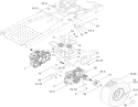 Hydro Traction Drive Assembly Diagram and Parts List for 74365 310000001-310999999 - 2010 Toro Lawn Tractor