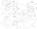 Styling and Fuel System Assembly Diagram and Parts List for 74380 290000001-290000325 - 2009 Toro Lawn Tractor