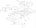 Deck Lift and Seat Support Assembly Diagram and Parts List for 74380 280000001-280999999 - 2008 Toro Lawn Tractor