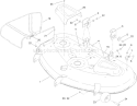 50 Inch Deck Assembly Diagram and Parts List for 74398 310000001-310999999 - 2010 Toro Lawn Tractor