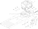 Engine and Clutch Assembly Diagram and Parts List for 74399 270000001-270999999 - 2007 Toro Lawn Tractor