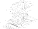 Seat Assembly Diagram and Parts List for 74399 270000001-270999999 - 2007 Toro Lawn Tractor