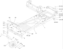 Frame Assembly Diagram and Parts List for 74370 290000001-290999999 - 2009 Toro Lawn Tractor
