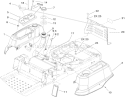 Styling and Fuel System Assembly Diagram and Parts List for 74399 280000001-280999999 - 2008 Toro Lawn Tractor