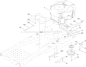 Engine and Clutch Assembly Diagram and Parts List for 74399 290000440-290999999 - 2009 Toro Lawn Tractor