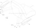 Seat and Armrest Kit Assembly Diagram and Parts List for 74399 290000440-290999999 - 2009 Toro Lawn Tractor