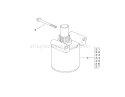 Starter Assembly Diagram and Parts List for 74399 290000440-290999999 - 2009 Toro Lawn Tractor
