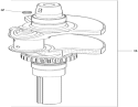 Crankshaft Assembly Diagram and Parts List for 74399 290000440-290999999 - 2009 Toro Lawn Tractor