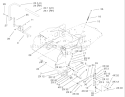 Motion Control Assembly Diagram and Parts List for 74401 220000001-220999999 - 2002 Toro Lawn Tractor