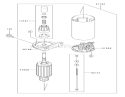 Starter Assembly Diagram and Parts List for 74401 220000001-220999999 - 2002 Toro Lawn Tractor