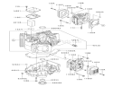Cylinder / Crankcase Assembly Kawasaki FH500V-AS36 Diagram and Parts List for 74401 220000001-220999999 - 2002 Toro Lawn Tractor