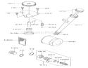 Lubrication Equipment Assembly Diagram and Parts List for 74401 230000001-230999999 - 2003 Toro Lawn Tractor