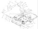 Parking Brake Assembly Diagram and Parts List for 74401 230000001-230999999 - 2003 Toro Lawn Tractor