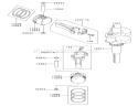 Piston/Crankshaft Assembly Diagram and Parts List for 74401 230000001-230999999 - 2003 Toro Lawn Tractor