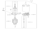 Starter Assembly Diagram and Parts List for 74401 240000001-240999999 - 2004 Toro Lawn Tractor