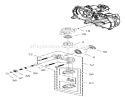 Cylinder Block Assembly RH Hydrostat Diagram and Parts List for 74402 230000001-230999999 - 2003 Toro Lawn Tractor