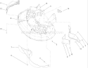 38 Inch Deck Recycler Assembly Diagram and Parts List for 74402 250000001-250999999 - 2005 Toro Lawn Tractor